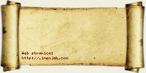 Mina Terzić vizit kartica